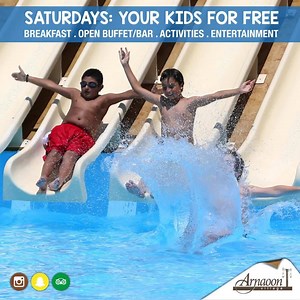 135K views · 1.1K reactions | YOUR KIDS FOR FREE ON SATURDAYS ($55/adult)! Book your FUN day out now 06 642 111 / 03 342 502 #arnaoonvillage #breakfast #openbuffet #openbar #activities #adventurepark #kidspark #ziplines #fun #dayout #bikes #lowropes #highropes #farm #kidsplayground #gokart #swimming #pool #splash | Arnaoon Village | Facebook