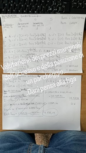 MCA e SdS di un parcheggio. Stima delle caratteristiche qualitative. Matrice inversa. Prezzi marginali. IVS #avanti #fratellanza #uguaglianza #liberta #tolleranza #liberta #love #amore #friends #family #relax #summer #nature #rispetto #lealta #fiducia #trailrunning #escursione #numerouno #cuore #passione #tuscany #picoftheday #instagram #mca #bye #vita #aspettative #importanti #argentina🇦🇷 #energia