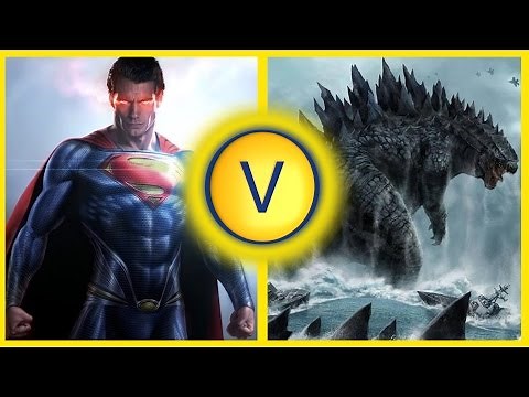 Superman vs Godzilla (Animated Battle!)