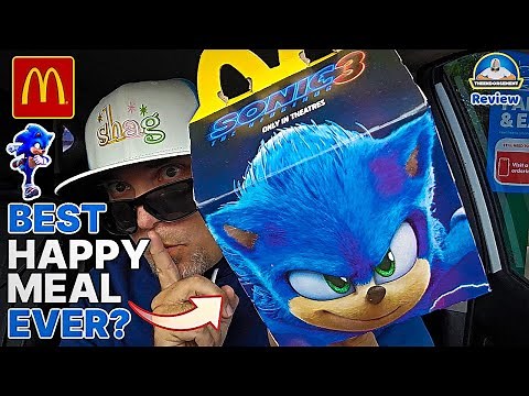 McDonald's® Sonic 3 Happy Meal Review! 🦔 | Is THIS The BEST Happy Meal Toy Ever? | theendorsement