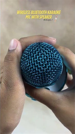 🎤✨ All-in-one wireless Bluetooth mic & speaker for crystal-clear recording anywhere 🎤By SK Global