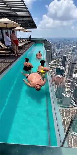 Infinity Pool BREAKING Scene Shocks Everyone 😳💥 #pool #glasspoolclip