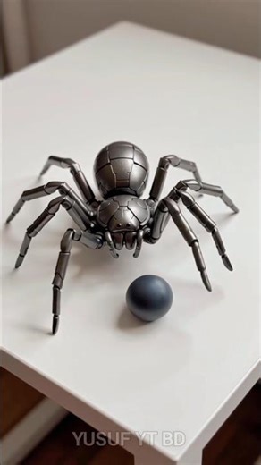 🕷️ From Tiny Device to Giant Spider Transformation (Insane Tech!)