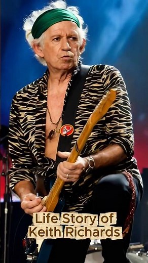 Keith Richards: A Life of Rock, Chaos & Survival 🎸 Then & Now #rockstar