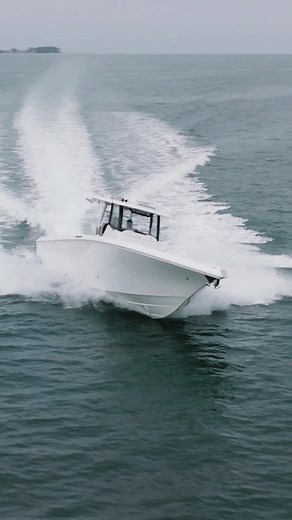 Taking a tour of this 2023 Fountain 38CC currently listed with Cortez Cove Marina! #boatsgonewild #fountainpowerboats | Boats Gone Wild