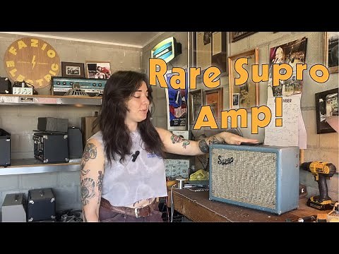 '64 Supro "Super" Amp Refurbish | Vintage Amp Repair