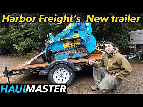 Harbor Freight Haul Master 2000# trailer build with tips