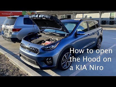 How to Open the Hood of a KIA NIRO