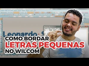 How to make small letters in Wilcom