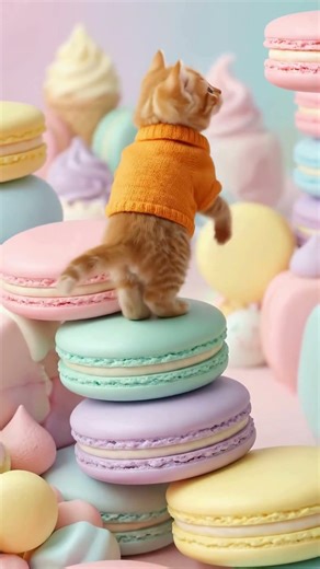 Which Stair Would the Kitten Choose? 🍮🎈✨