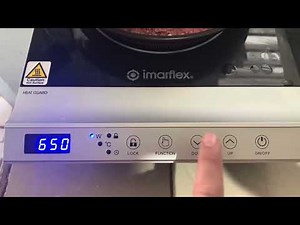 IMARFLEX Induction Stove-Adjust heat level or wattage