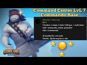 Guns Up Mobile (CC7 Commando Sample Base Lay Out requested by @Aman Raj🔥)