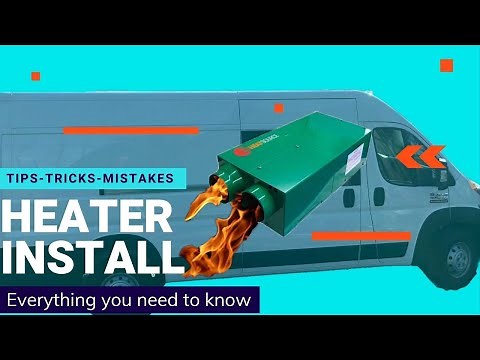 Van Build | Propex HS 2800 Propane Heater Install | Van Life Tiny Home Build