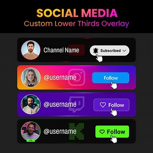 Custom Stream Animation | Twitch, Tiktok & Kick Lower Third Overlay - Etsy