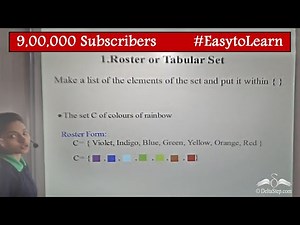 Roster Form | Sets | Class 6 | CBSE | NCERT | ICSE