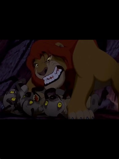 Mufasa's Brave Rescue of Simba and Nala in The Lion King