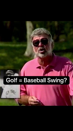 The golf swing and baseball swing aren’t different. Sam Byrd knew this. #jimmyballard #golf #baseball #golfswing #golfinstruction