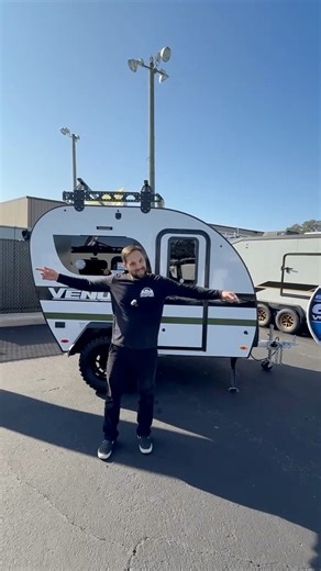 Check out this small camper. 2025 Encore RV VENŪ 10RKS MSRP Value $23,900.00 USD #rvtour #camper #camping | New Jersey Outdoor Adventures with Patrick