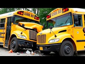 School Bus Crash Test - Crash Test video Reveals the SHOCKING Truth About School Bus Safety