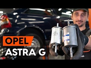 Cum se înlocuiește filtru combustibil la OPEL ASTRA G CC (F48, F08) [TUTORIAL AUTODOC]