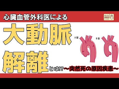 【心臓血管外科医による】大動脈解離とは！？ ～突然死の原因疾患～