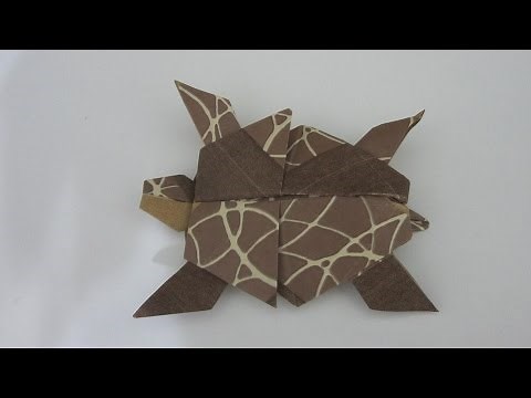 TUTORIAL : HOW TO MAKE A ORIGAMI TURTLE (Creator: Steven Casey)