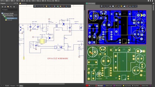 【免费分享】220V转12V整流隔离型反激式开关电源方案【PCB AD原理图 BOM 变压器设计】
