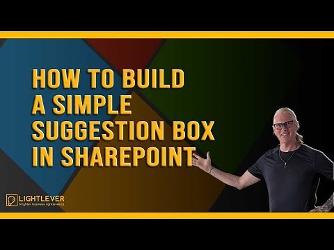 How to Build a Simple Suggestion Box in SharePoint | Microsoft 365 Tutorial