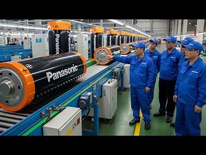 Inside a Modern Panasonic Battery Factory: From Raw Materials to Finished Cells (Full Process)