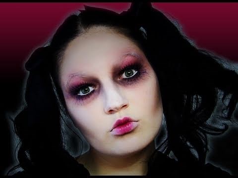 Creepy Scary Dead Doll Halloween Makeup