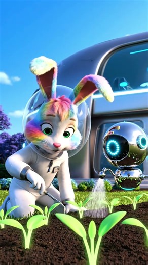Rainbow rabbit survives on Mars