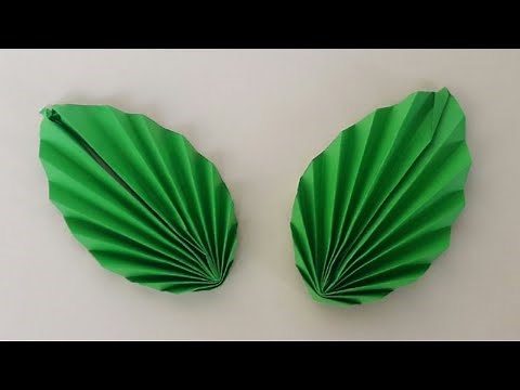 Como Hacer Hojas de Flores de Papel