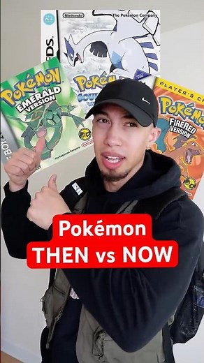 Fishing in Pokémon Then vs Now