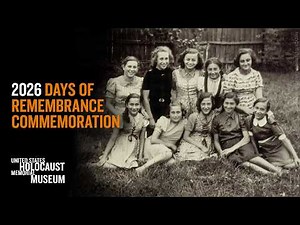 2026 National Days of Remembrance Commemoration