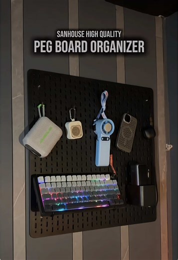 High Quality Peg Board Organizer for Home and Office
