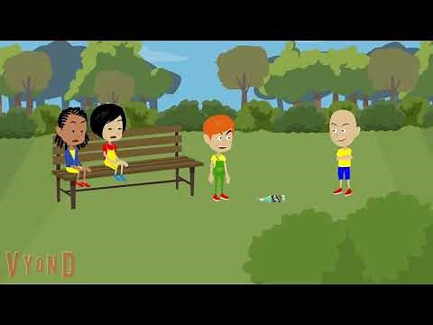 Caillou Litters On Earth Day And Gets Grounded