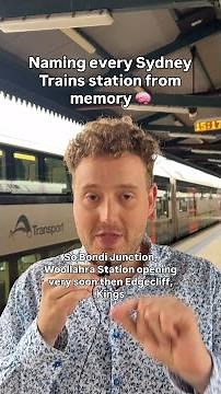 Naming every Sydney Trains station from memory 🧠
