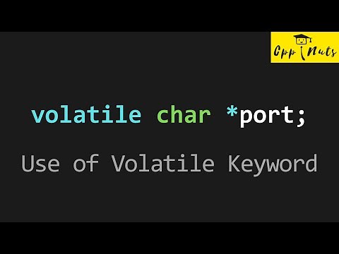 Volatile Keyword In C