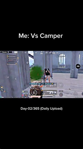 Me Vs Camper ☠️ BGMI | ROCKYOPisLive Day-02/365 #bgmi #bgmishorts #shortsfeed #rockyopislive