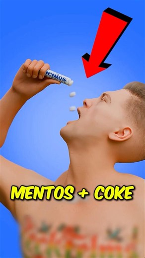 Swallowed Mentos After Chugging Coke Here's What REALLY Happens! 😱🥤