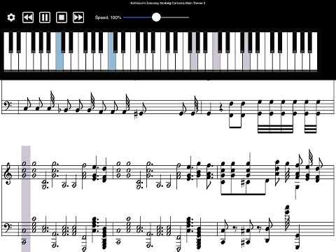 KidVision's Saturday Morning Cartoons - Main Theme - Sheet Music for Piano (even sounds better)