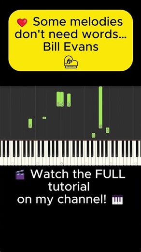Spartacus Love Theme - Jazz Piano Tutorial, Bill Evans