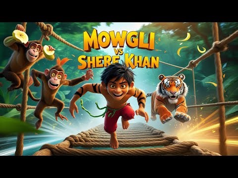 Mowgli vs Shere Khan | Jungle Book Story | Bedtime Story For Kids | English Story