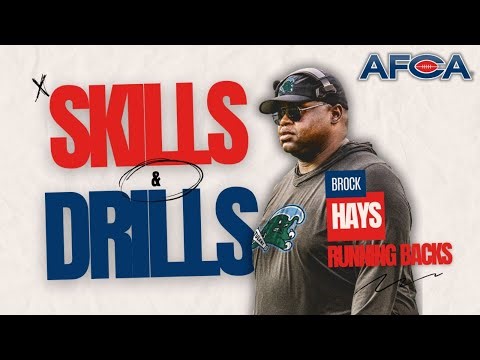 Running Back Skills & Drills - Brock Hays, Tulane | Set, Strike, & Sink