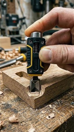 Tiny Corner Chisel Making Perfect Square Mortises