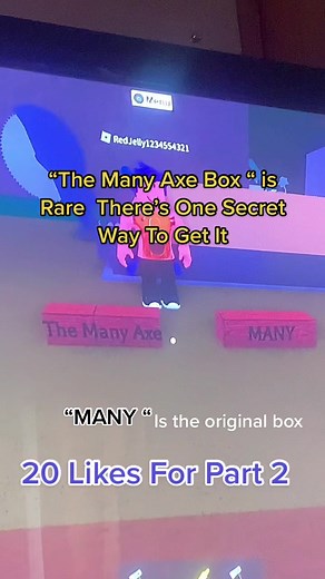 Unlocking The Rare Many Axe Box in Lumber Tycoon 2!