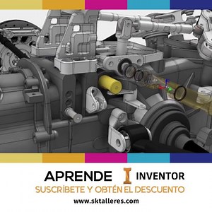 Curso de Autodesk Inventor 2018, ingeniería Mecánica y Diseño Industrial . Escríbenos por Whatsaap: https://goo.gl/gfgsv7 Obtén un 40% de Descuento al llenar el formulario (Suscribete). más info: Whatsapp: 0979355476 o info@sktalleres.com Inicio: 28 de Enero 2018. Quito - Ecuador Precio del Curso es de 330$ con el 40% de descuento solo paga 198$ IVA. Clases por 4 Domingos de 2pm a 7pm con Certificado Internacional Autodesk. Dirección: Aulas Redytus, Edif. Cosmopolitan Parc, Of. 401, Luxemburgo N