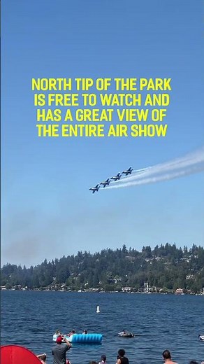 Seattle’s Secret Beach to Watch the Blue Angels during Seafair Weekend is in Seward Park
