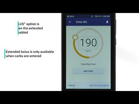 Omnipod DASH® - How to Deliver an Extended Bolus