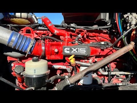 Cummins X15 Blow By Test, Peterbilt 567